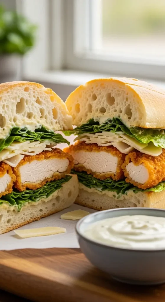 Crispy Chicken Caesar Sandwich (2)
