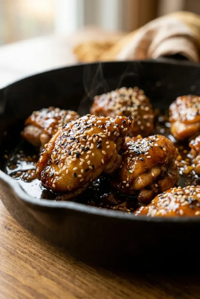 Healthy Sticky Chicken Bowls 