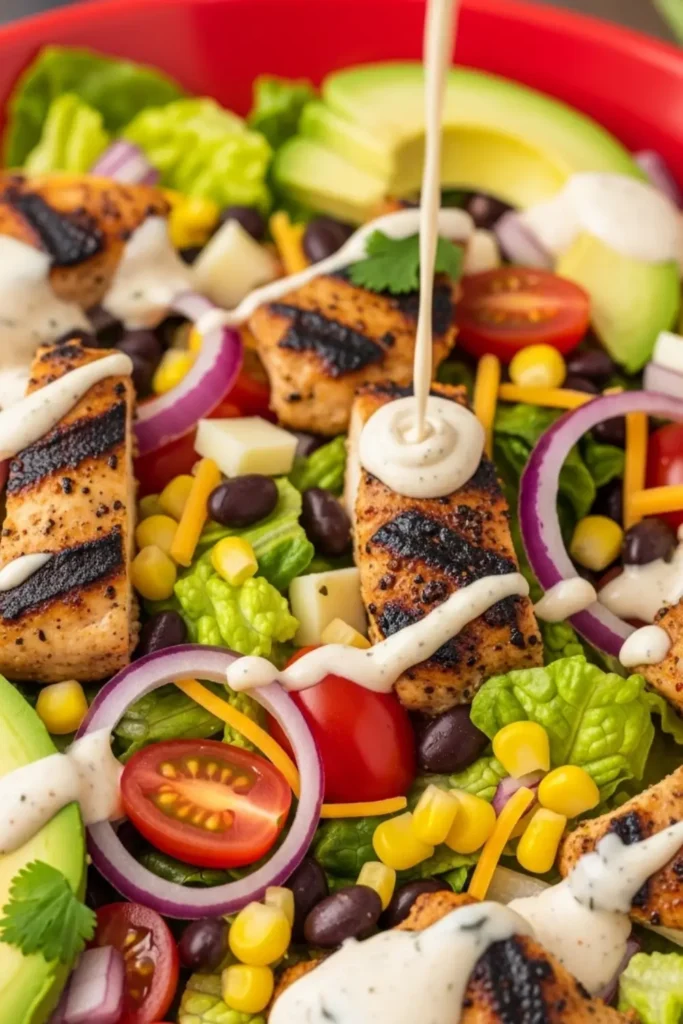 High Protein Southwest Chicken Salad