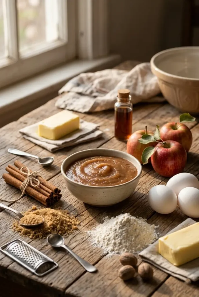 Applesauce Cake Ingredients