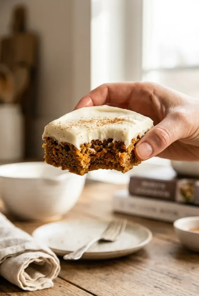 Cottage Cheese Carrot Cake Bars (3)