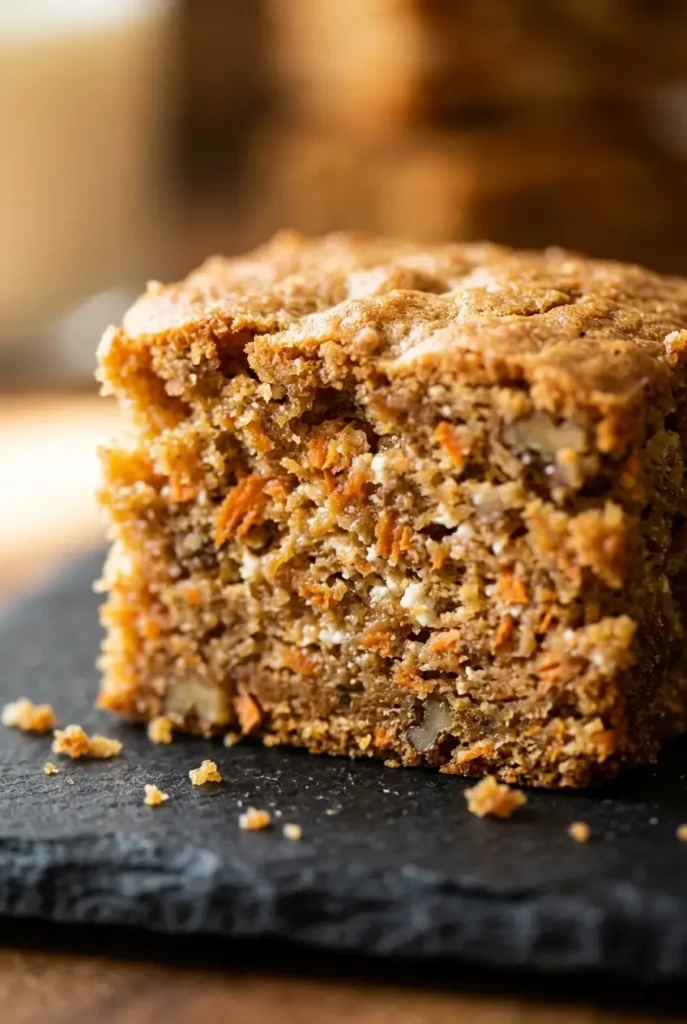 Cottage Cheese Carrot Cake Bars 