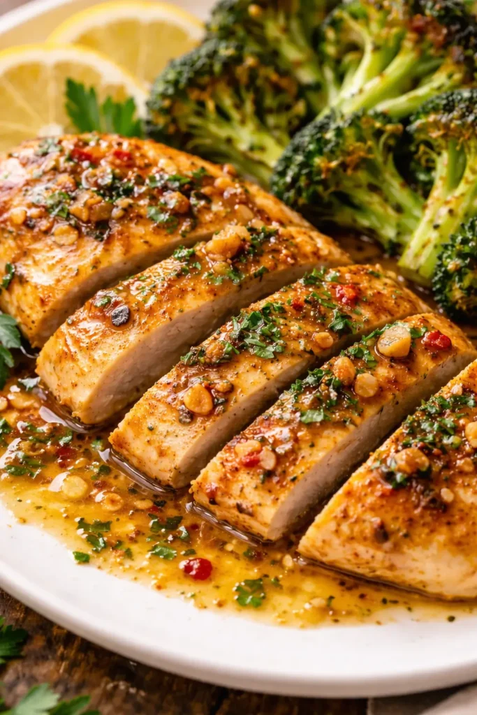 Cowboy Butter Lemon Chicken with Broccoli