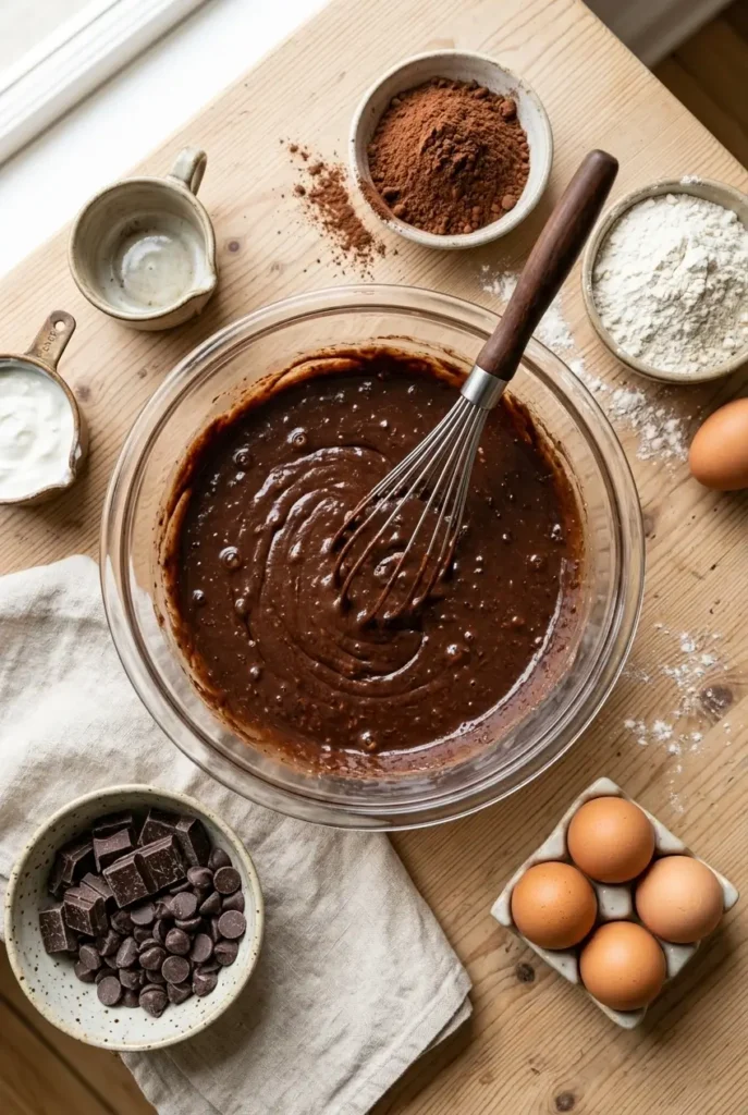 Ingredients for Greek Yogurt Brownies