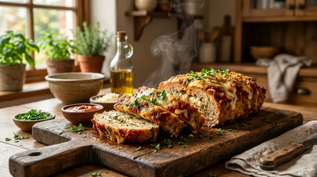 Parmesan Chicken Meatloaf
