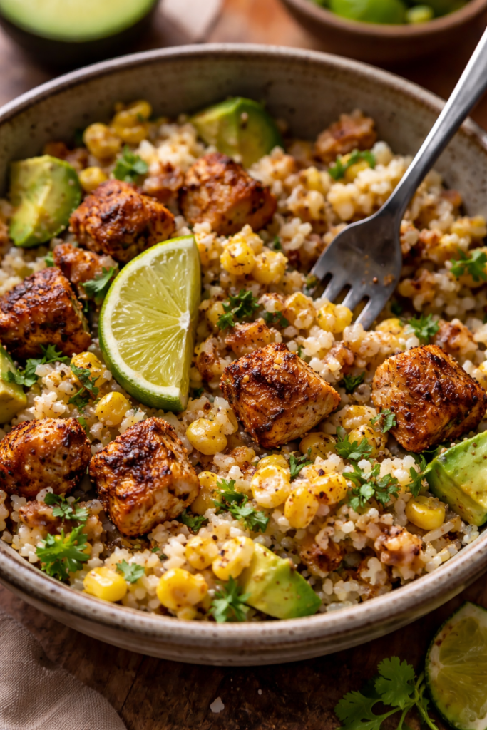 Street Corn Chicken Rice Bowl (2)