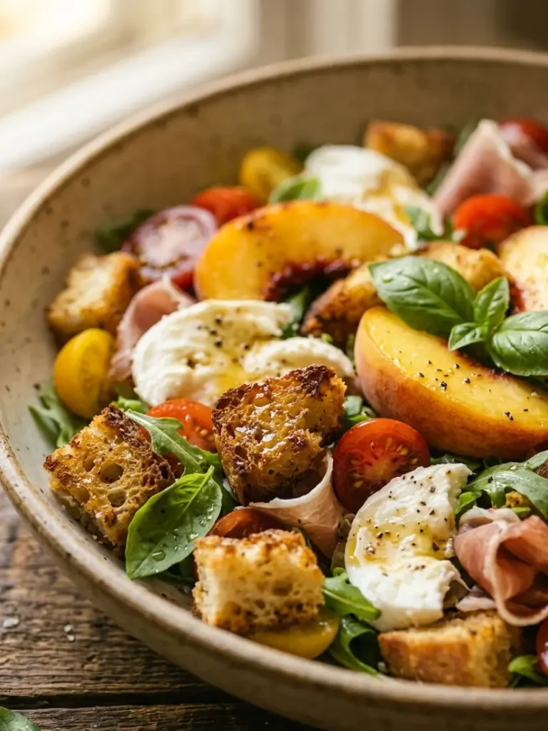 Peach Panzanella Salad (2)