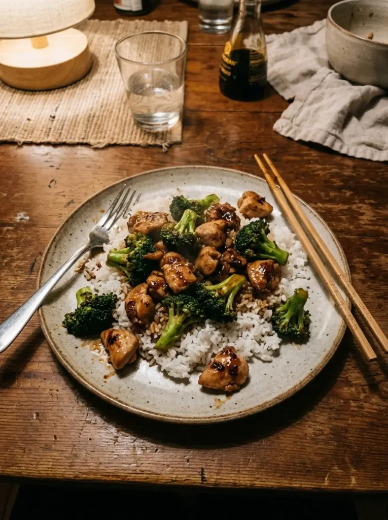 Teriyaki Chicken and Broccoli Stir Fry (1)