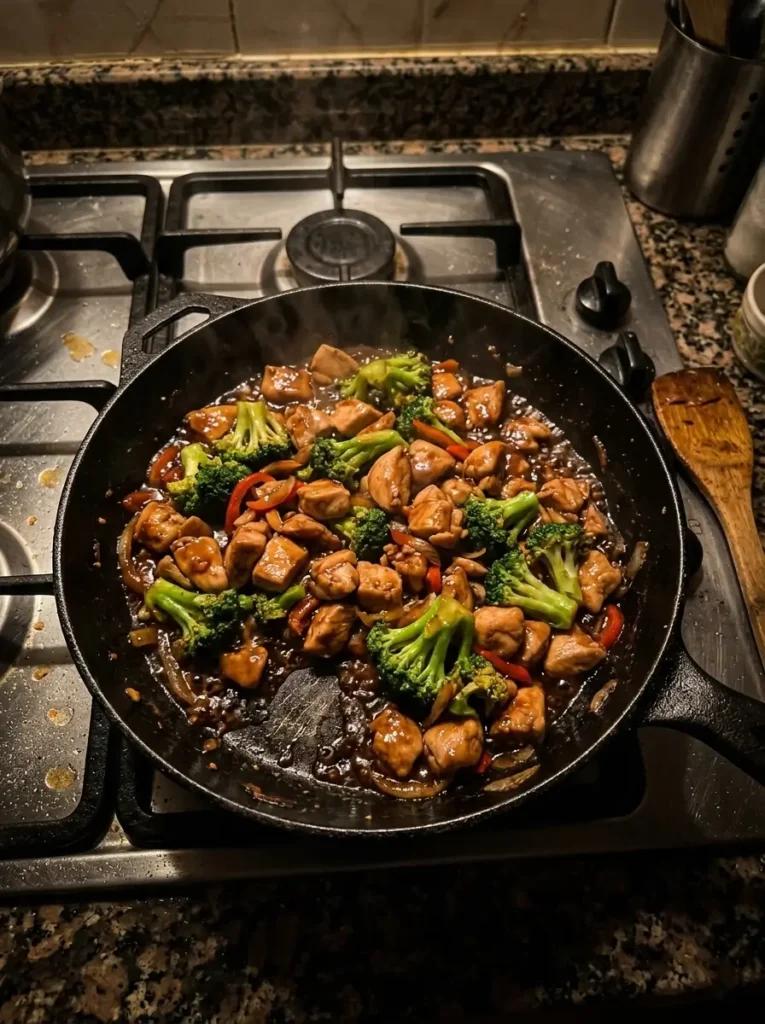 Teriyaki Chicken and Broccoli Stir Fry 