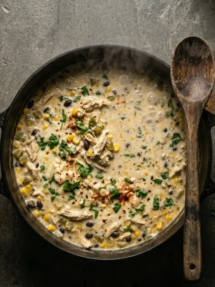 White Chicken Enchilada Soup (3)