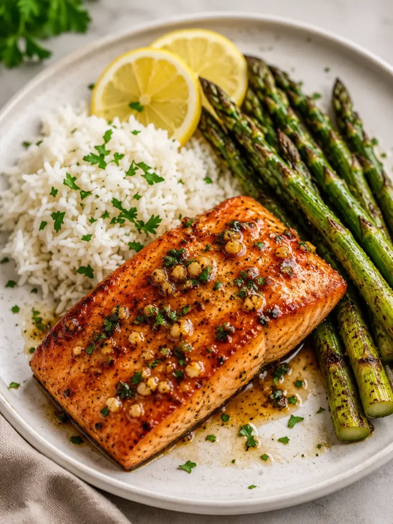 honey garlic butter salmon