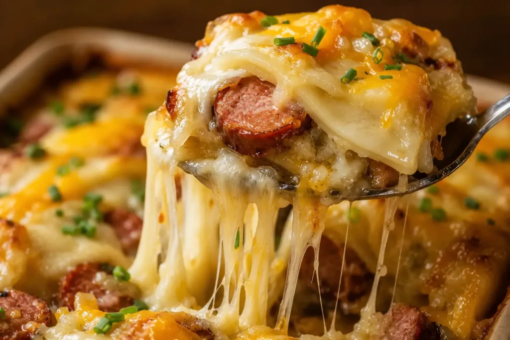 Pierogi Casserole with Sausage (4)