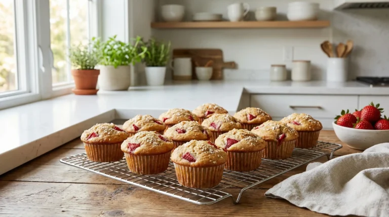 Strawberry Protein Muffins – Low-Carb, High-Protein Recipe