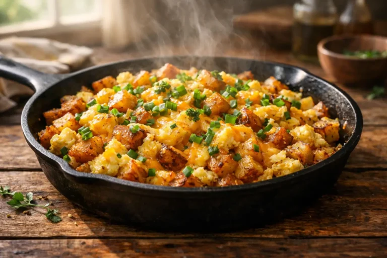 Cheesy Potato Egg Scramble: How to Make It Perfectly Crispy