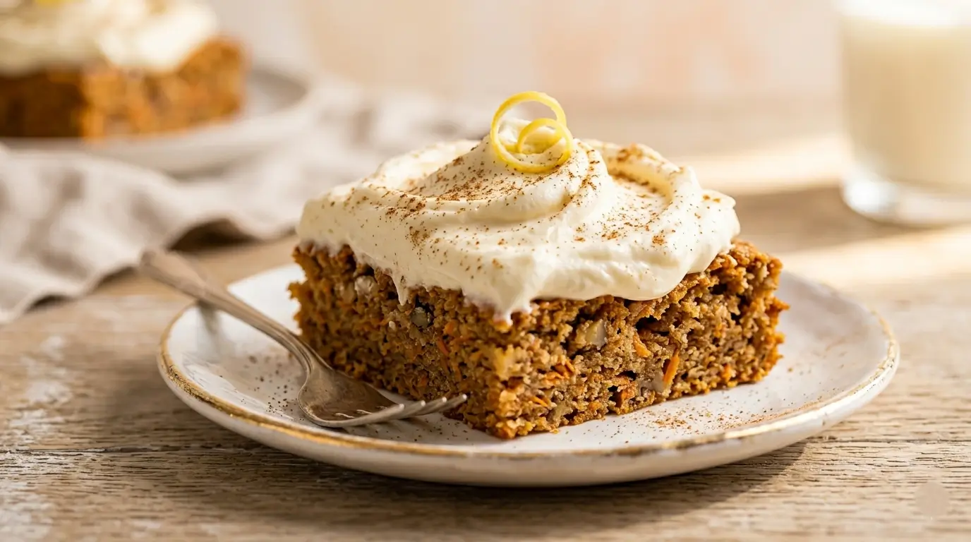 Cottage Cheese Carrot Cake Bars: Best High-Protein Treat