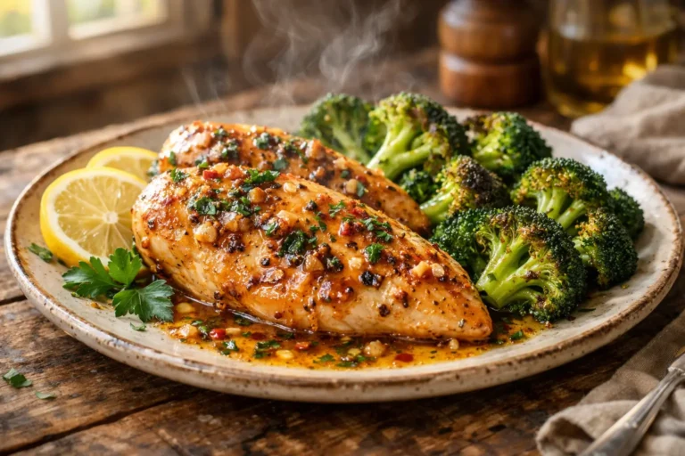 Cowboy Butter Lemon Chicken with Broccoli Best Weeknight Recipe