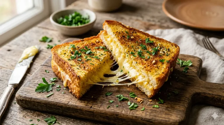 Garlic Bread Grilled Cheese Is the Ultimate Comfort Food