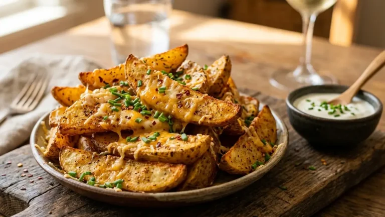 Air Fryer Cheesy Potato Wedges Everyone Will Love