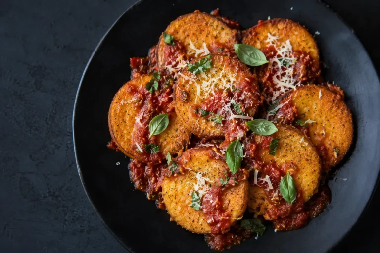 Fried Polenta With Marinara Sauce Best Crispy Recipe
