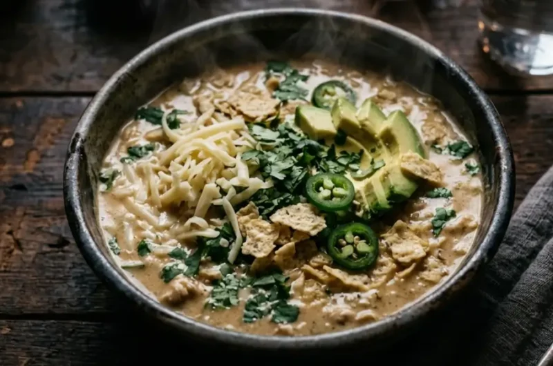 White Chicken Enchilada Soup