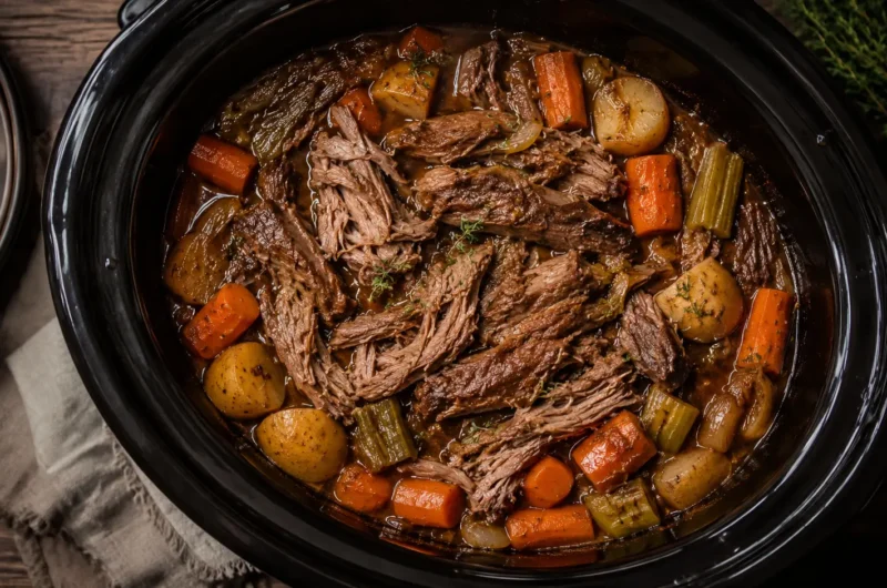 Slow Cooker Pot Roast with Vegetables